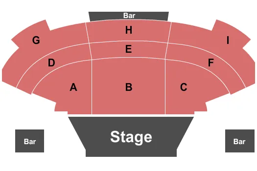 SAHARA THEATER AT SAHARA HOTEL CASINO ENDSTAGE 2 Seating Map Seating Chart