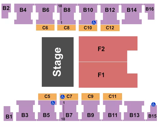 HALF HOUSE Seating Map Seating Chart