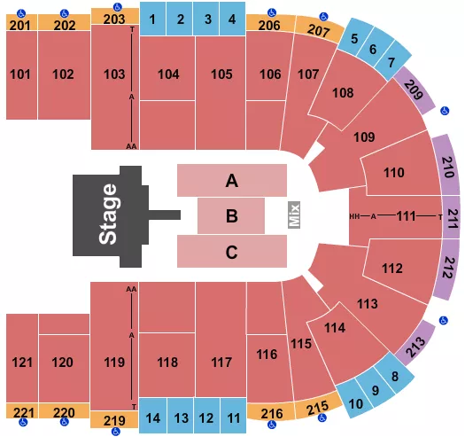 SANTA FE KLAN Seating Map Seating Chart