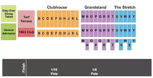 RACE Seating Map Seating Chart