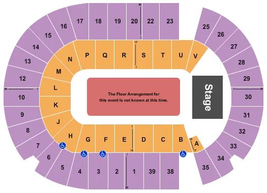 GENERIC FLOOR Seating Map Seating Chart