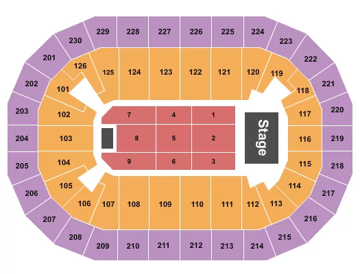 PALOMAZO NORTENO Seating Map Seating Chart