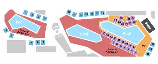 POOL Seating Map Seating Chart