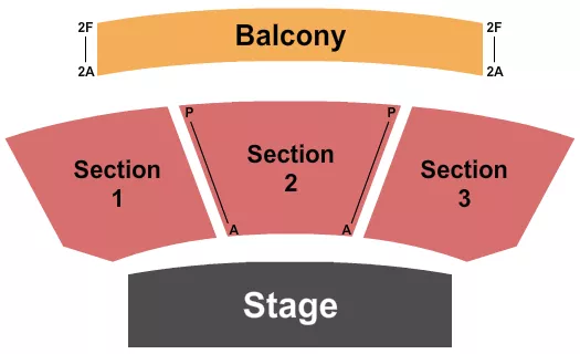 ENDSTAGE Seating Map Seating Chart
