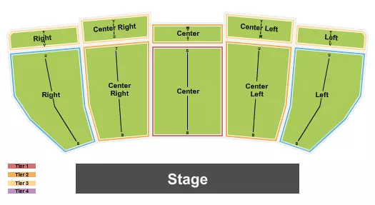 ENDSTAGE Seating Map Seating Chart
