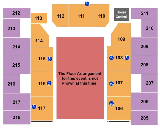 GENERIC FLOOR Seating Map Seating Chart