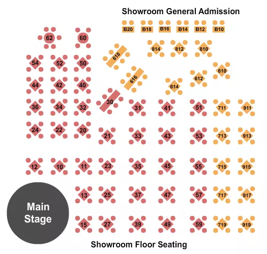 TABLES Seating Map Seating Chart