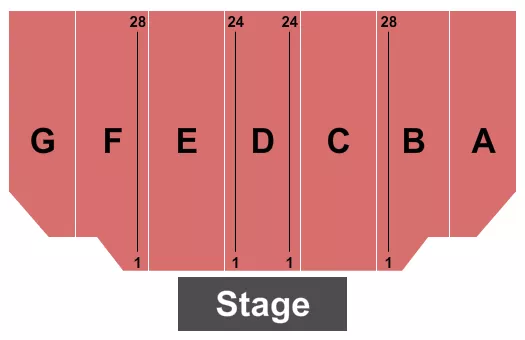 ENDSTAGE Seating Map Seating Chart