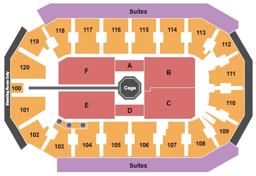MMA 2 Seating Map Seating Chart
