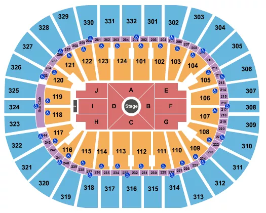 NATE BARGATZE Seating Map Seating Chart