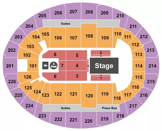 DANCING WITH THE STARS 1 Seating Map Seating Chart