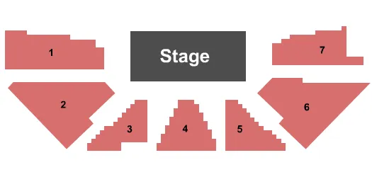 END STAGE Seating Map Seating Chart