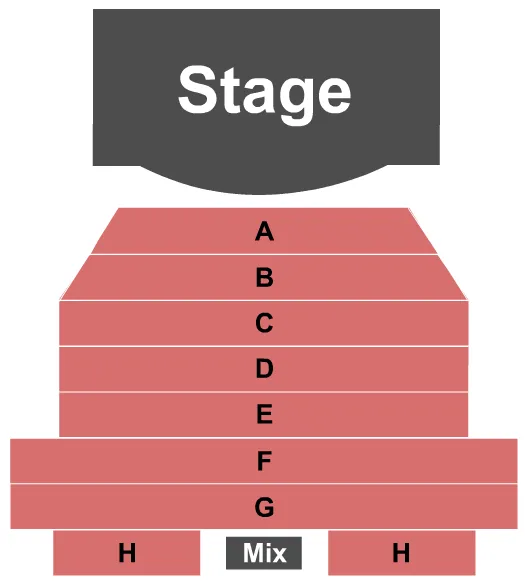 SOUND WAVES AT HARD ROCK HOTEL CASINO ATLANTIC CITY MOTOWN CHRISTMAS Seating Map Seating Chart