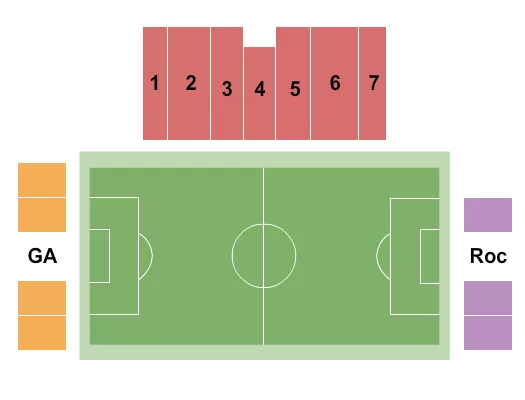 SOCCER Seating Map Seating Chart