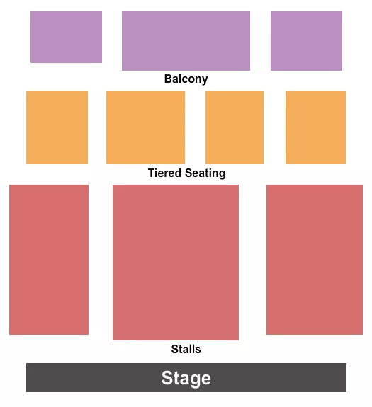 ENDSTAGE STALLS Seating Map Seating Chart