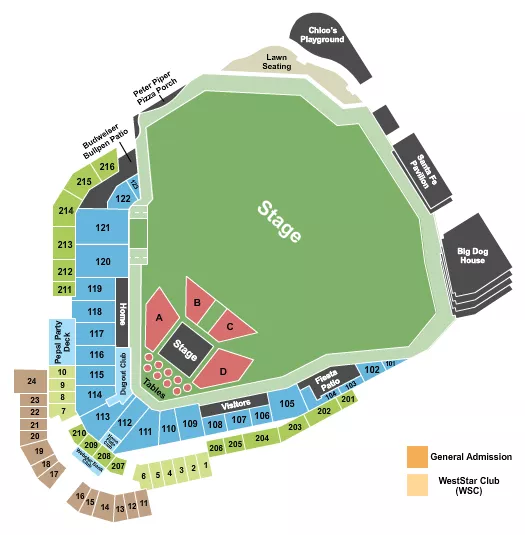 BOXING Seating Map Seating Chart