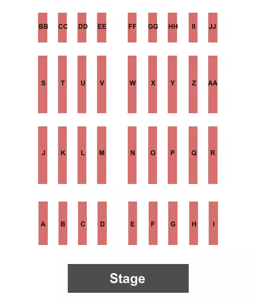 ENDSTAGE 3 Seating Map Seating Chart