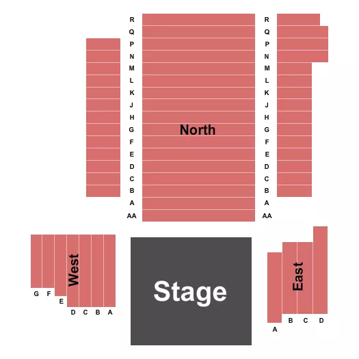 ST ANNS WAREHOUSE ENDSTAGE 3 Seating Map Seating Chart