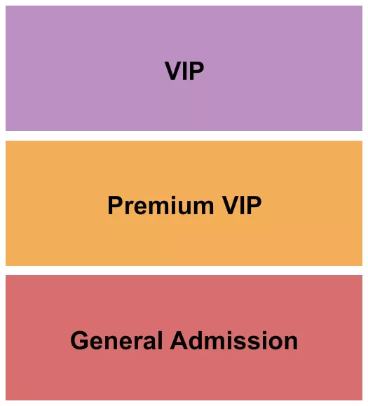 ST PETE PIER GA PREMIUM VIP Seating Map Seating Chart