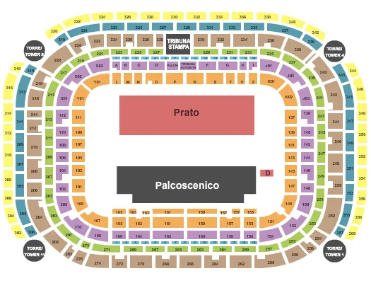 SPRINGSTEEN ZP Seating Map Seating Chart