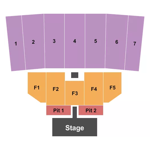 ERIC CHURCH Seating Map Seating Chart