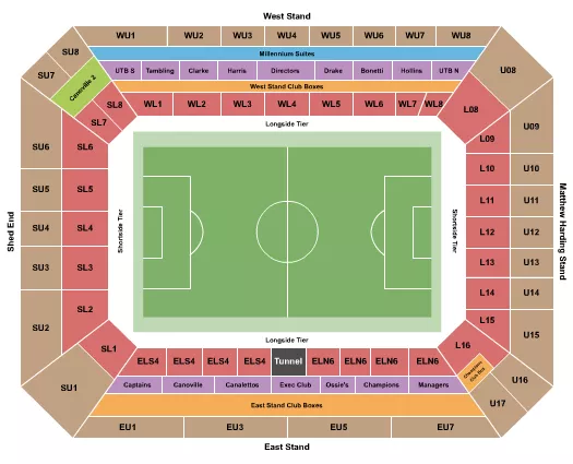 SOCCER Seating Map Seating Chart