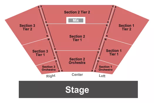 ENDSTAGE 3 Seating Map Seating Chart
