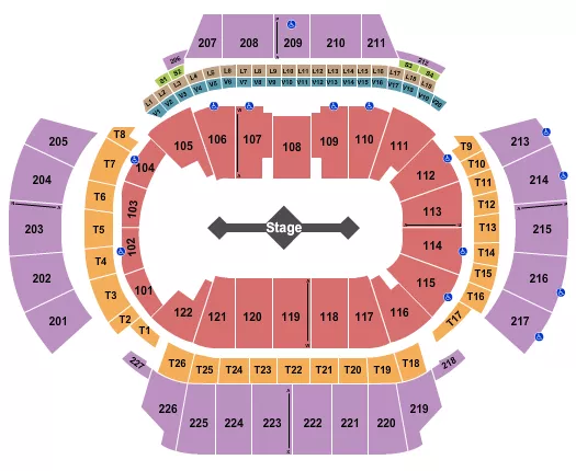 STATE FARM ARENA GA LIL BABY Seating Map Seating Chart