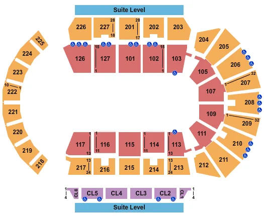 OPEN FLOOR Seating Map Seating Chart
