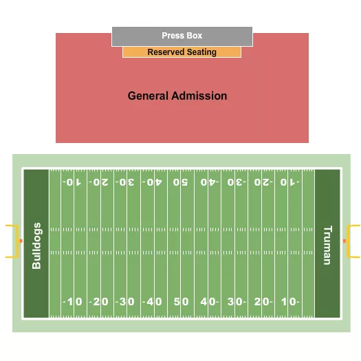 FOOTBALL Seating Map Seating Chart