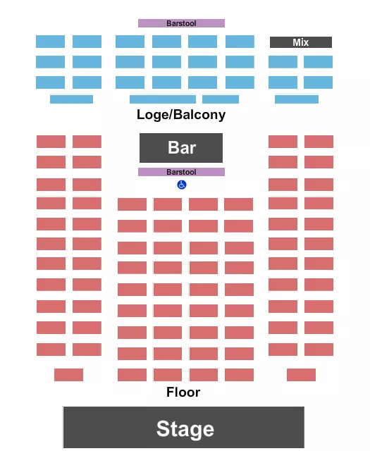 ENDSTAGE TABLES NO FLOOR Seating Map Seating Chart
