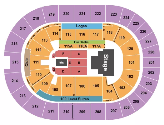 I DLE Seating Map Seating Chart