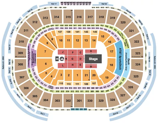 DANCING WITH THE STARS Seating Map Seating Chart