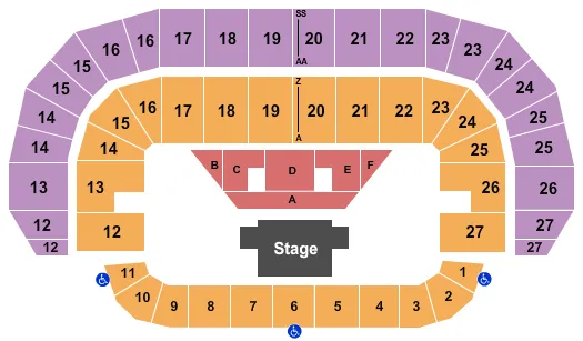 RESERVED FLOOR 2 Seating Map Seating Chart