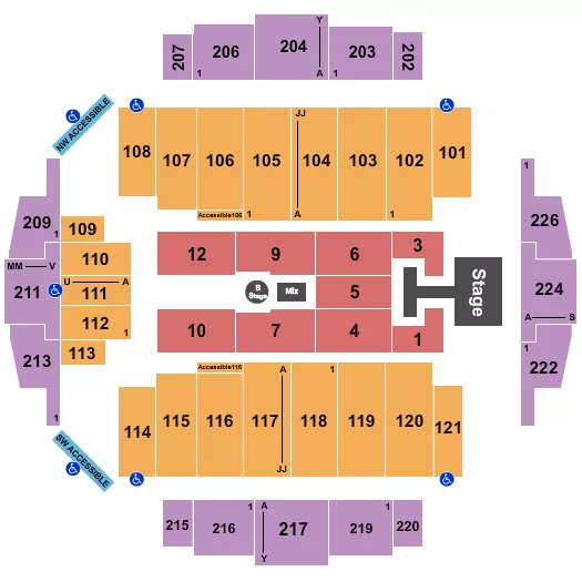 DISNEY DESCENDANTS Seating Map Seating Chart