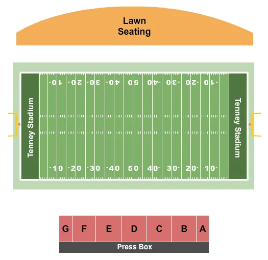 FOOTBALL 2020 Seating Map Seating Chart