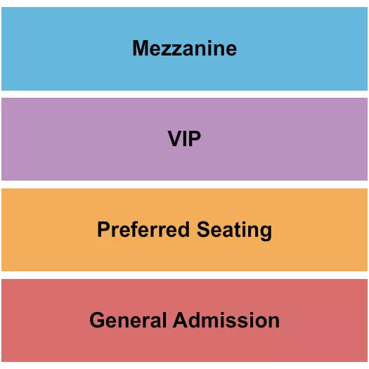 TEXAS THEATRE DALLAS GA PREFERRED VIP Seating Map Seating Chart