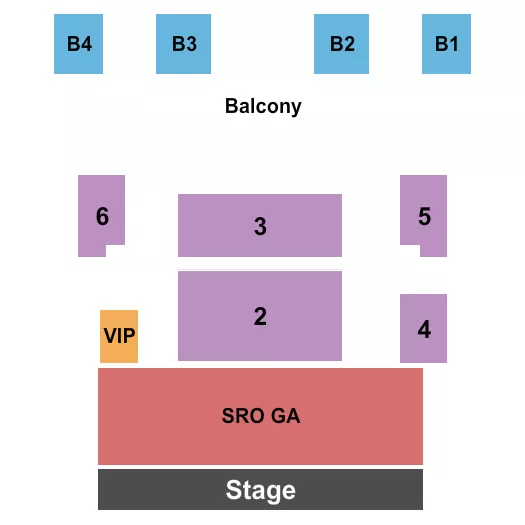 ENDSTAGE 2 Seating Map Seating Chart
