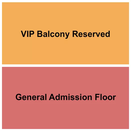 GA FLOOR VIP BALCONY Seating Map Seating Chart