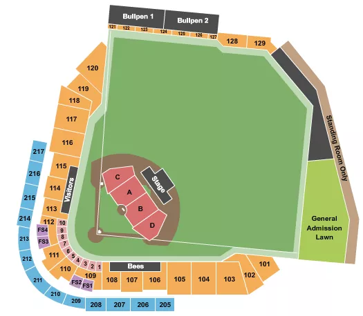 CONCERT Seating Map Seating Chart