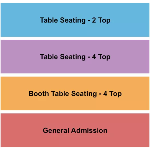 THE BASEMENT EAST NASHVILLE GA TABLES 3 Seating Map Seating Chart