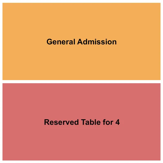 END STAGE Seating Map Seating Chart