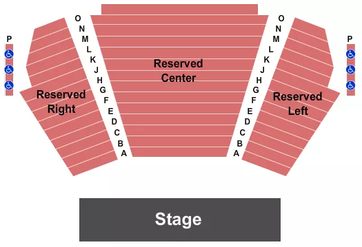 ENDSTAGE Seating Map Seating Chart