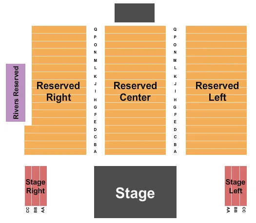 ENDSTAGE Seating Map Seating Chart