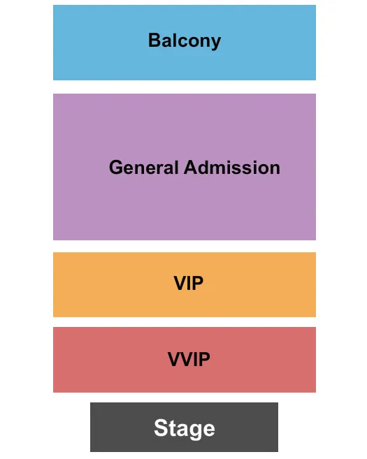 ENDSTAGE 2 Seating Map Seating Chart