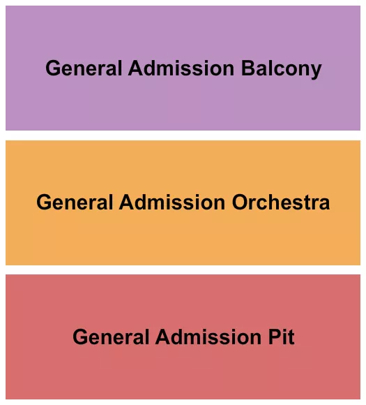 PIT ORCHESTRA BALCONY Seating Map Seating Chart