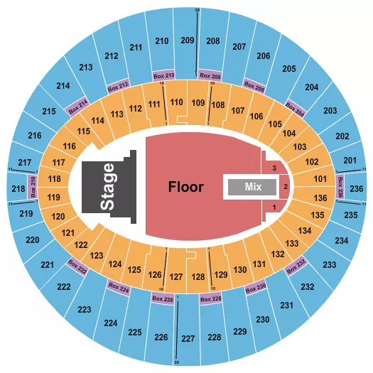 ENDSTAGE FLOOR 2 Seating Map Seating Chart