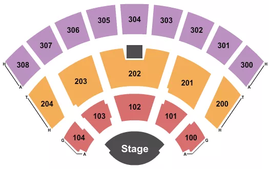 ENDSTAGE Seating Map Seating Chart