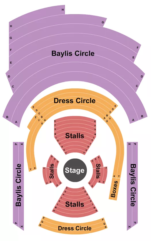 ENDSTAGE 2 Seating Map Seating Chart