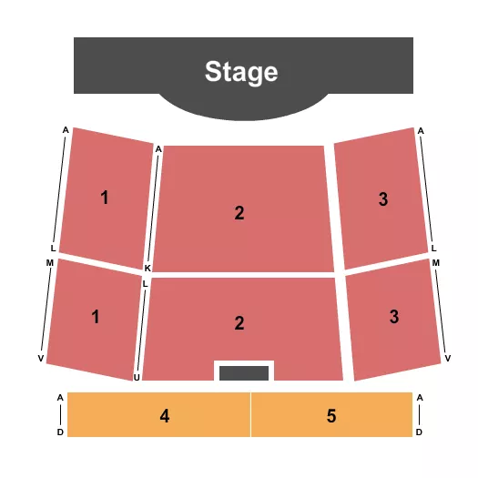 ENDSTAGE Seating Map Seating Chart